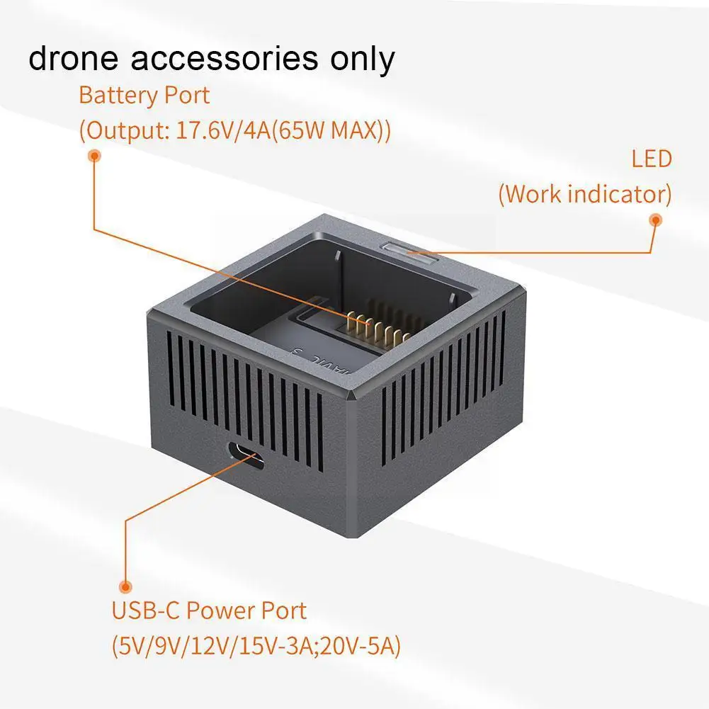 

Подходит для зарядного бокса Dajiang Royal 3 Mavic3 Pro, одноканальное зарядное Usb-устройство Q2b5