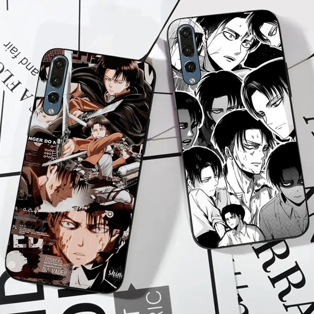 Levi Ackerman Attack on Titan Phone Case For Huawei P 8 9 10 20 30 40 50 Pro Lite Psmart Honor lite 70 Mate 20lite