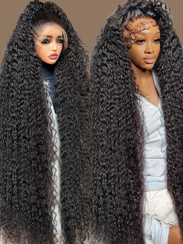 13х4 13х6 кудрявые прозрачные HD кружевные передние al парики бразильские бесклеевые 7Х5 свободные глубокие волнистые кружевные передние человеческие волосы парики для женщин 250%
