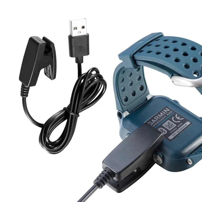 Фото USB зарядное устройство для Garmin Forerunner 30/35/235/230/630/735 Lily 2 XT кабель Vivomove Trend/HR Approach S20 зарядный шнур для умных часов №1