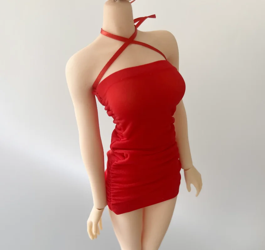 Эластичная юбка на бретелях модель 1/6 из вискозы для 12 дюймов TBL AT201 AT202 - Цена: 1621