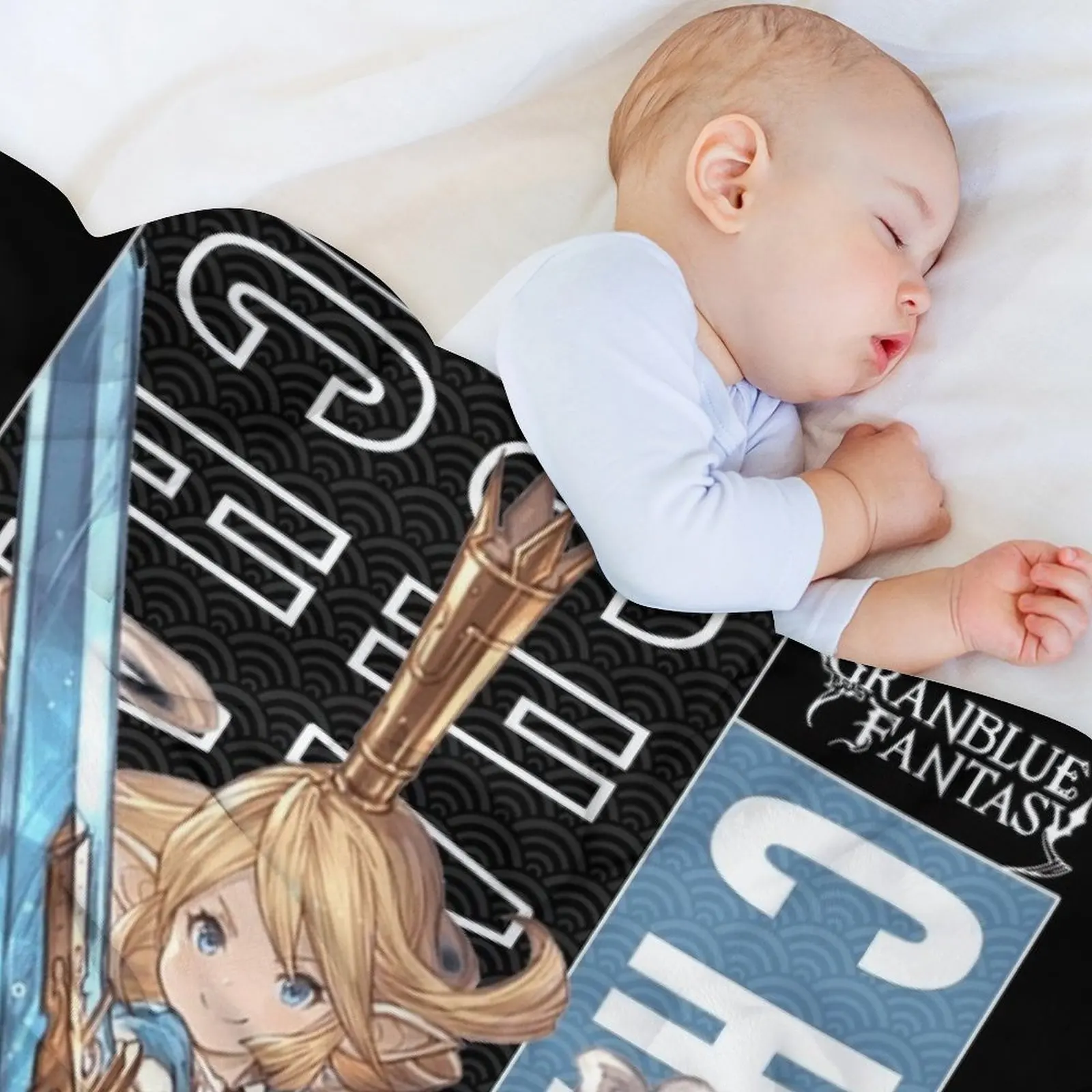 Шарлотта | Гранблу Фэнтези анимационное одеяло для младенцев туристические