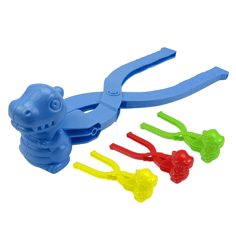 

Snow Toys Kit Snowball Maker Tool Snow Toys Kids Winter Outdoor Toys Dinosaur Shaped Snowball Makers for Kids and Adults