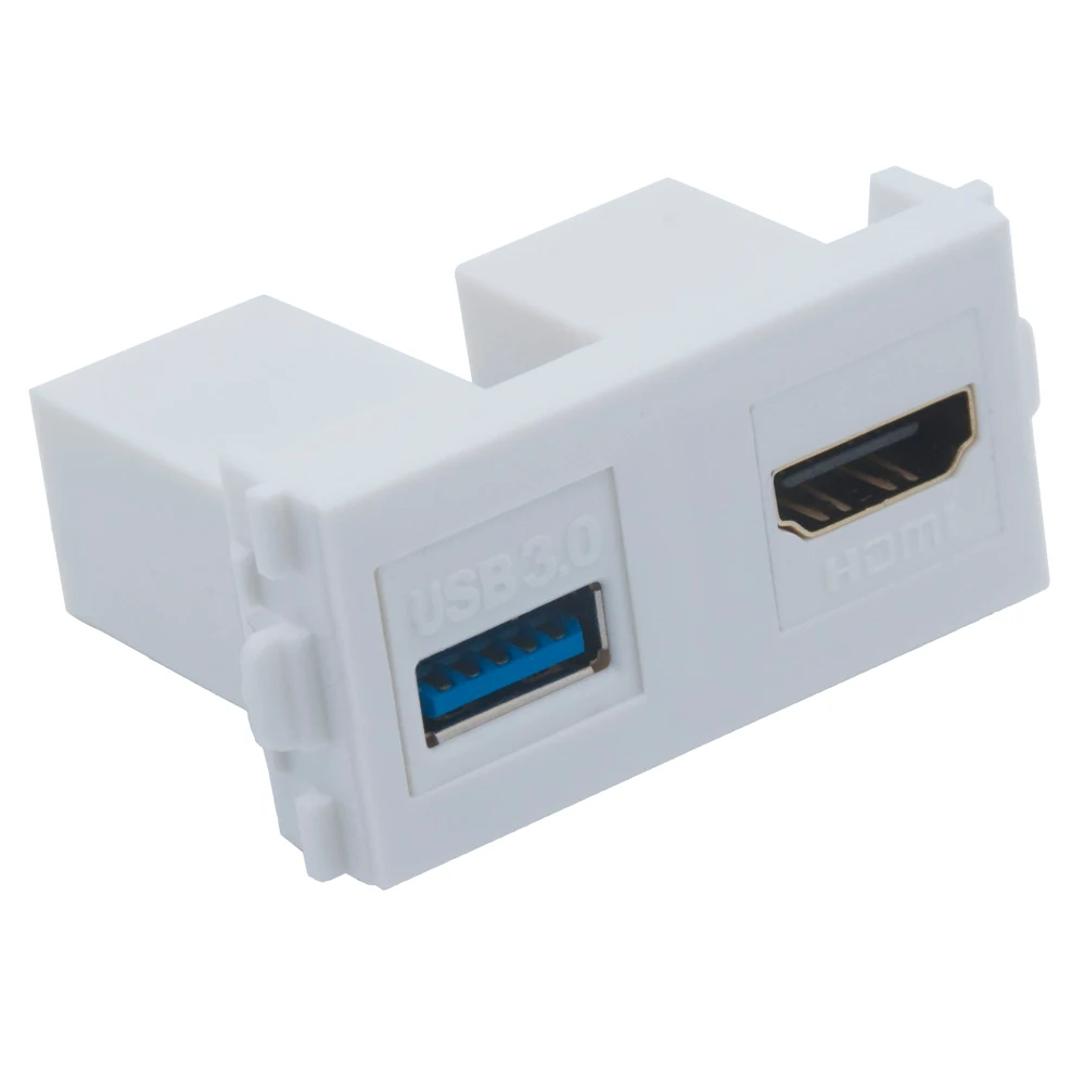 

HDMI USB 3,0 Женский на Женский двойной телефон