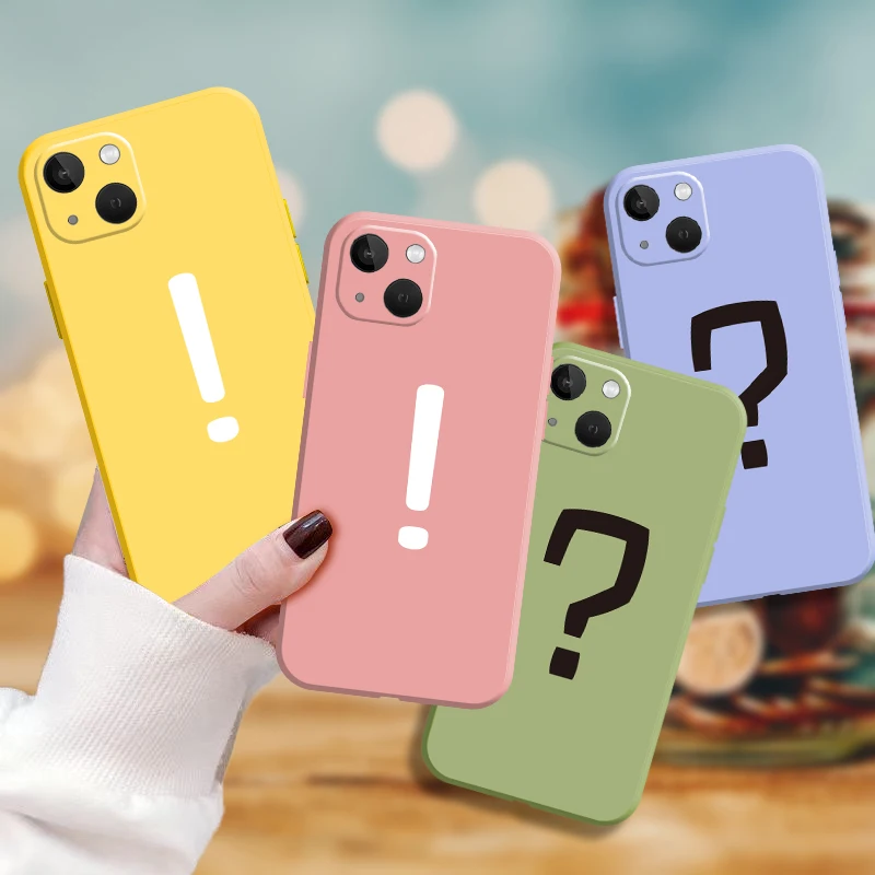 

Symbol Question Mark iPhone Case For iPhone 13 11 12 Xr SE 6 6s Xs 7 Mini 2020 Plus 8 X Max 12 ProMax XR Cover Accessories
