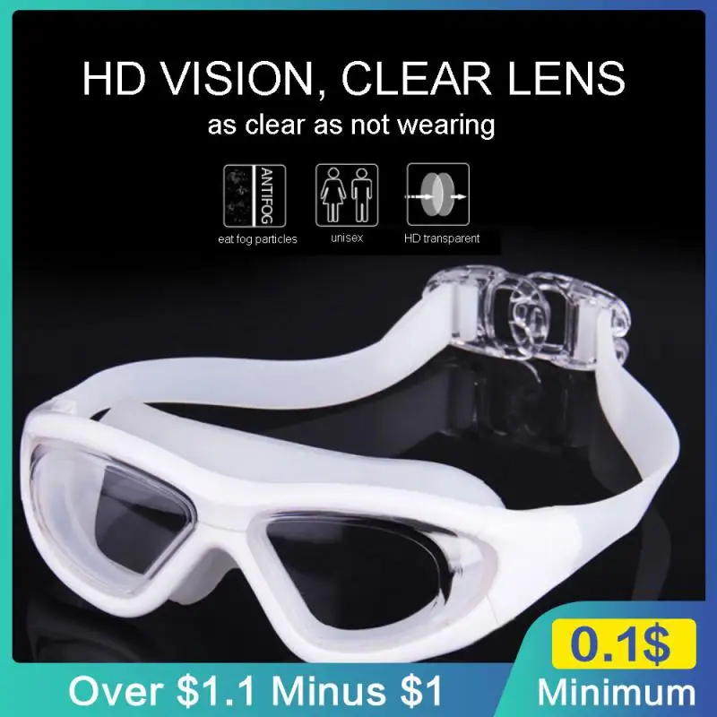 

Swimming Goggles Comfortable Large Frame Eye Protection High Light Transmission Ergonomically Designed Swimming Glass Anti-uv