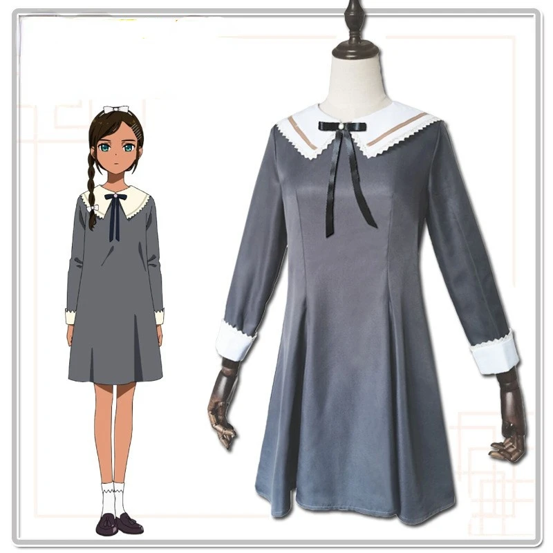 

Аниме чудо яйцо Prlorlty косплей одежда Neiru Aonuma прекрасное платье комплект обруч для волос с бантом на голову веревочные носки