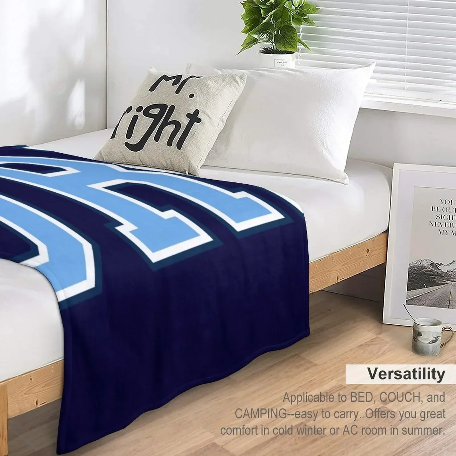 Voi - шрифт колледжа Декоративные одеяла Теплые роскошные клетчатые