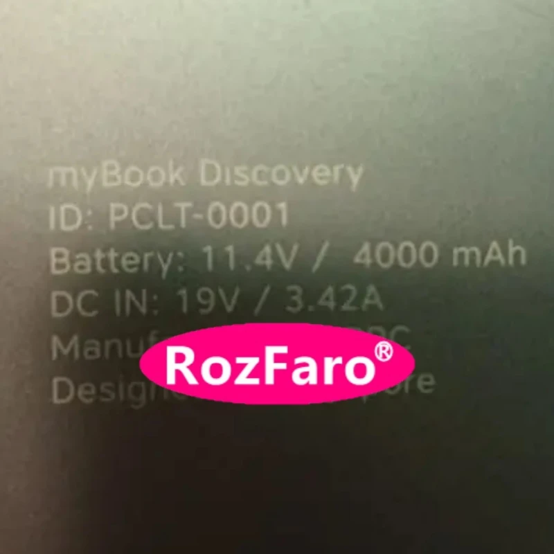 Аккумулятор для Rombica MyBook Discovery PB PCLT-0001 U489061PV-3S1P U519161PV-3S1P, для Primux ioxbook 15I3A K15 i3A PTI3A09200778 (art.: 3920dc4e7bf28) - 3920dc4e7bf28