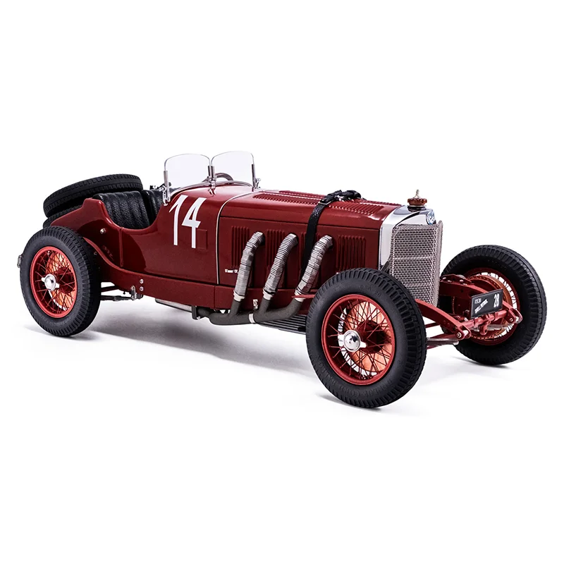 Фото CMC 1:18 SSKL SSK Белый слон 1930, винтажный автомобиль из сплава, модель автомобиля с полным открытием, ограниченное количество коллекции №4