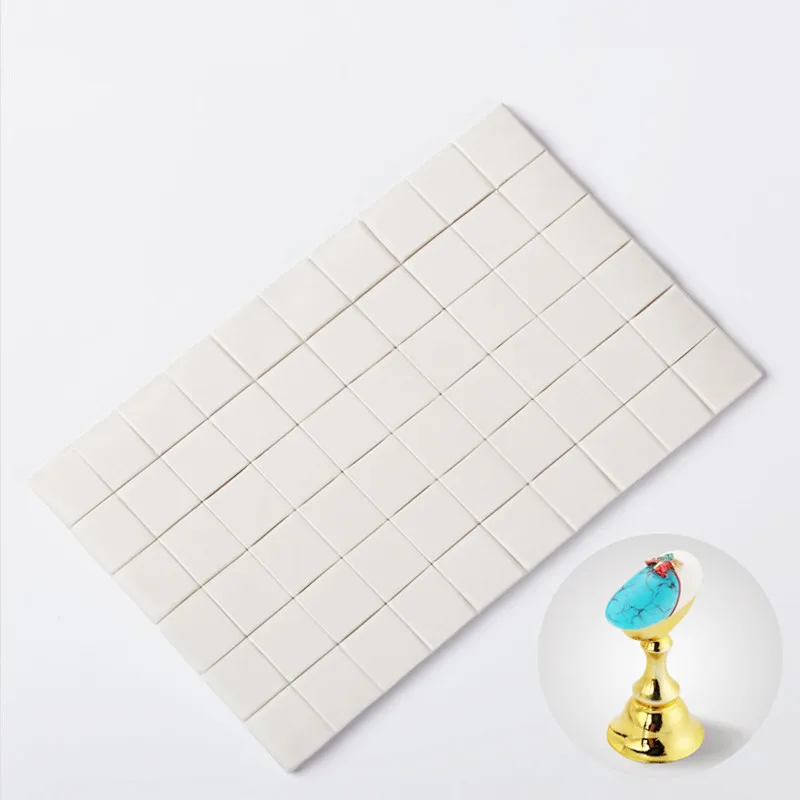 Клейкая лента для ногтей глина держатель дисплея съемная тренировочная стойка