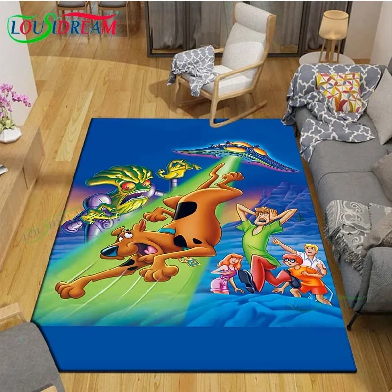 Модный популярный мультяшный ролевой ковер S-SCOOBY-Dog с принтом, уличный ковер, нескользящий ковер, декор для спальни, ковер для комнаты, подарок (art.: 3920cd677ec52) - 3920cd677ec52