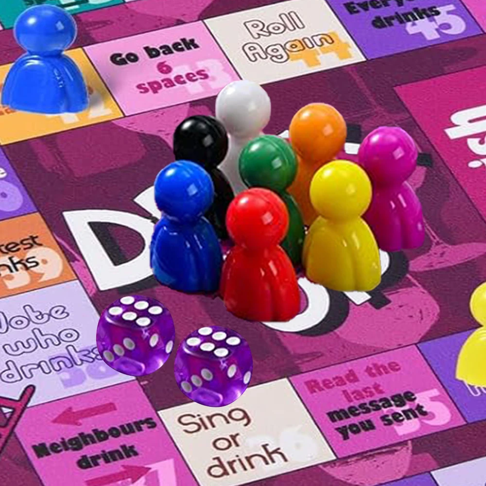 Настольная игра для пар веселая типсия Земля питья зеркальная копия в кости