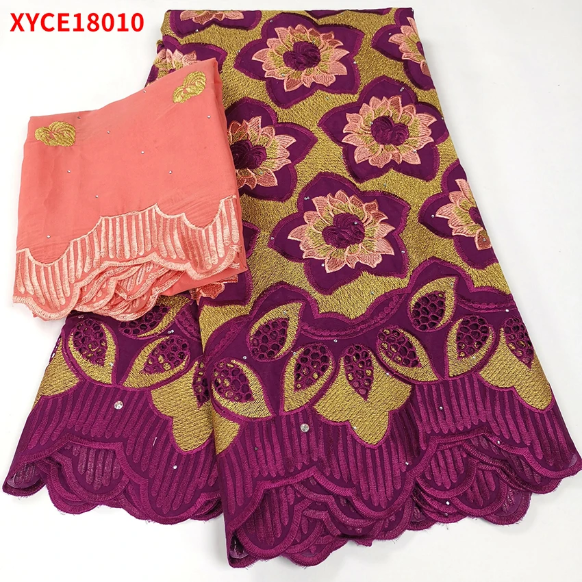 Модная одежда швейцарская кружевная ткань нигерийская вышивка хлопок для