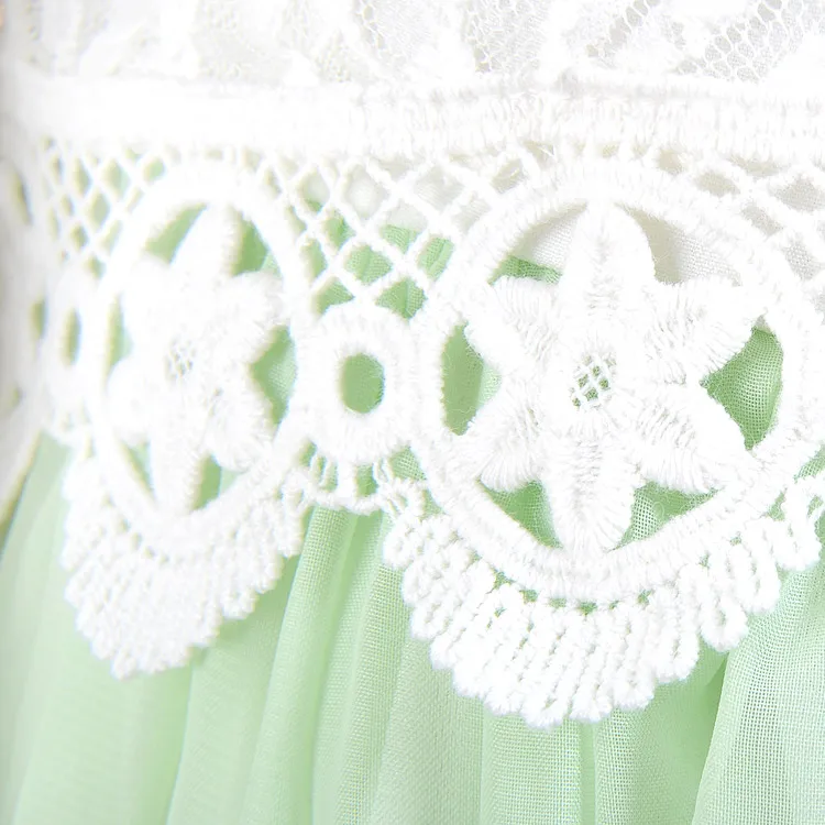 Японское Оригинальное кружевное шифоновое мини-платье Liz Lisa из крепа и замши с