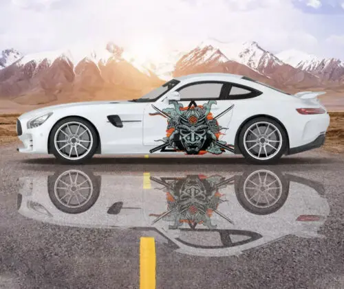 

Custom Samurai Livery Racing Side Wrap Car Decal JDM SAMURAI BOTH SIDES OF CAR