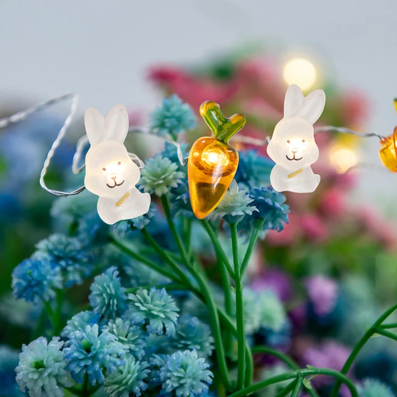 Easter Wooden Bunny Creative LED Wood Love Rabbit Decoration decoration  led light  christmas decoration GL301