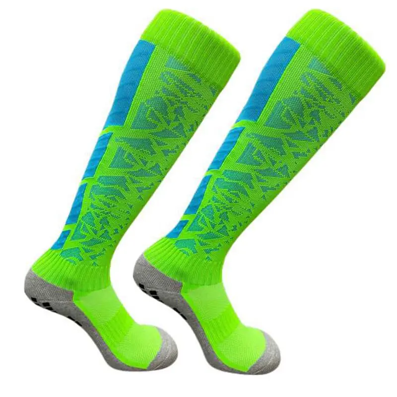Football socks Stockings Male Sports Training Silicone Bottom anti-slip Thickening Towel Bottom Sports Socks knee-high Socks