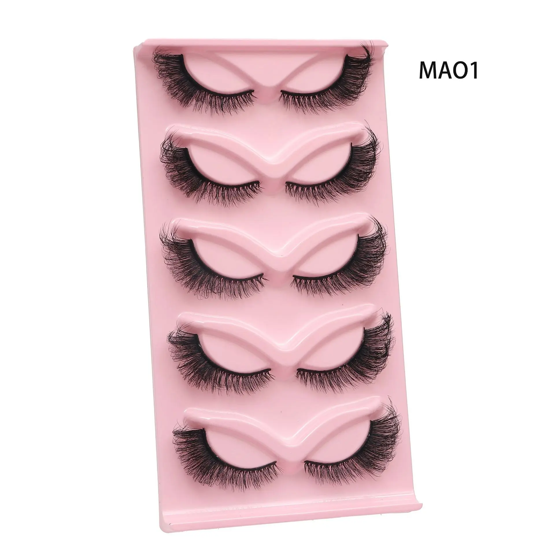 

Eye Tail Elongated Fake eyelashes Woman Thick Curly Simulated Eyelashes for Family Girlfriend Wife Gift