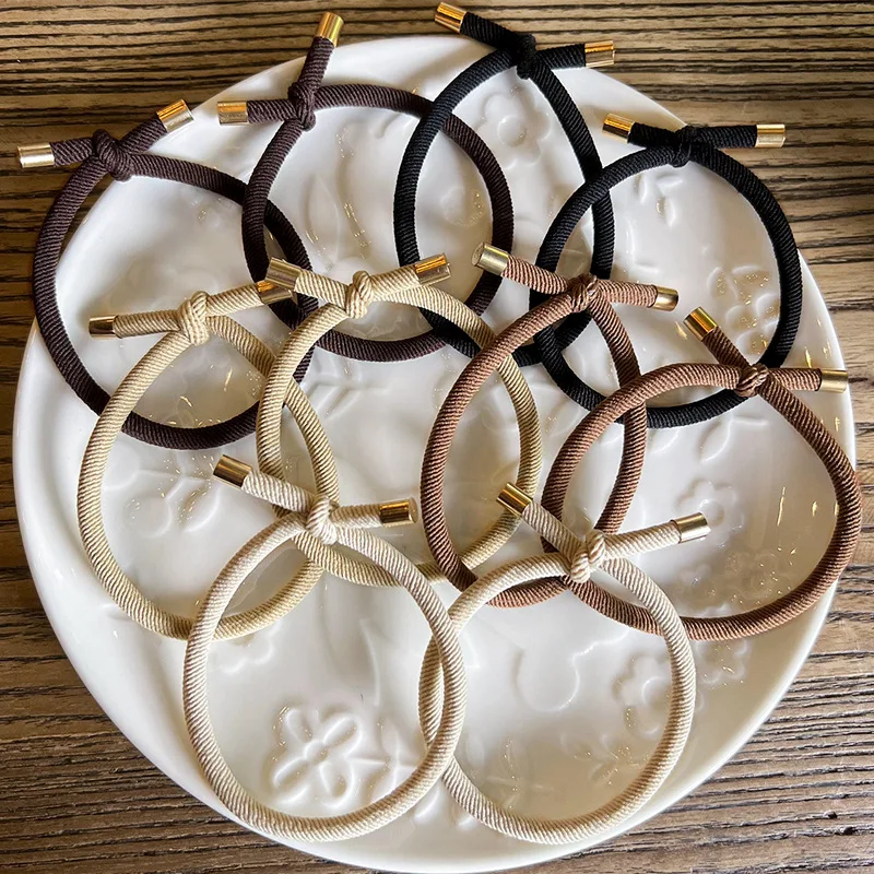 10pcs/lot Korean Strong Women Hair Scrunchies Girls Elastic Rubber Bands Ponytail Holders/Gum /Tie Accessories