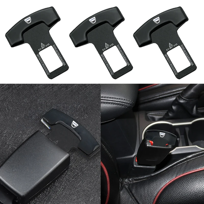 

Metal Car Interior Seat Belt Clip Safety Belt Plug For Dacia Duster 2016 2017 2020 Daster Dokker Logan Sandero Stepway Lodgy