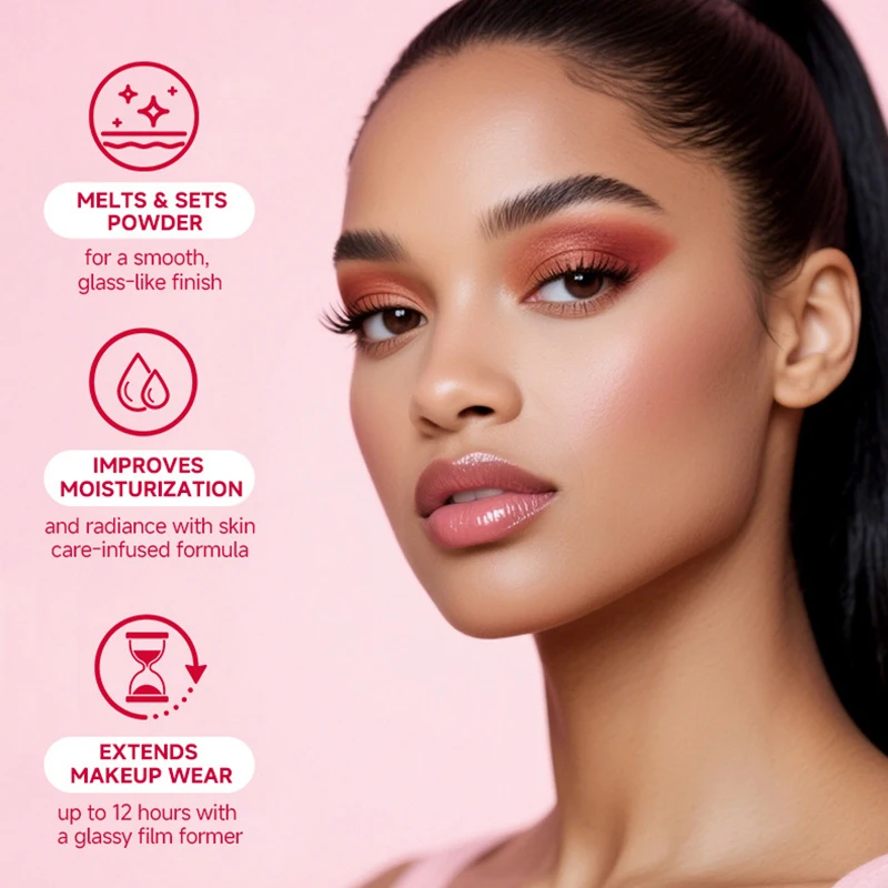 Фото Спрей-фиксатор для макияжа: увлажняющий, легкий, придающий естественный сияющий эффект, фиксирующий макияж, стойкий, сохраняющий свежесть. №5