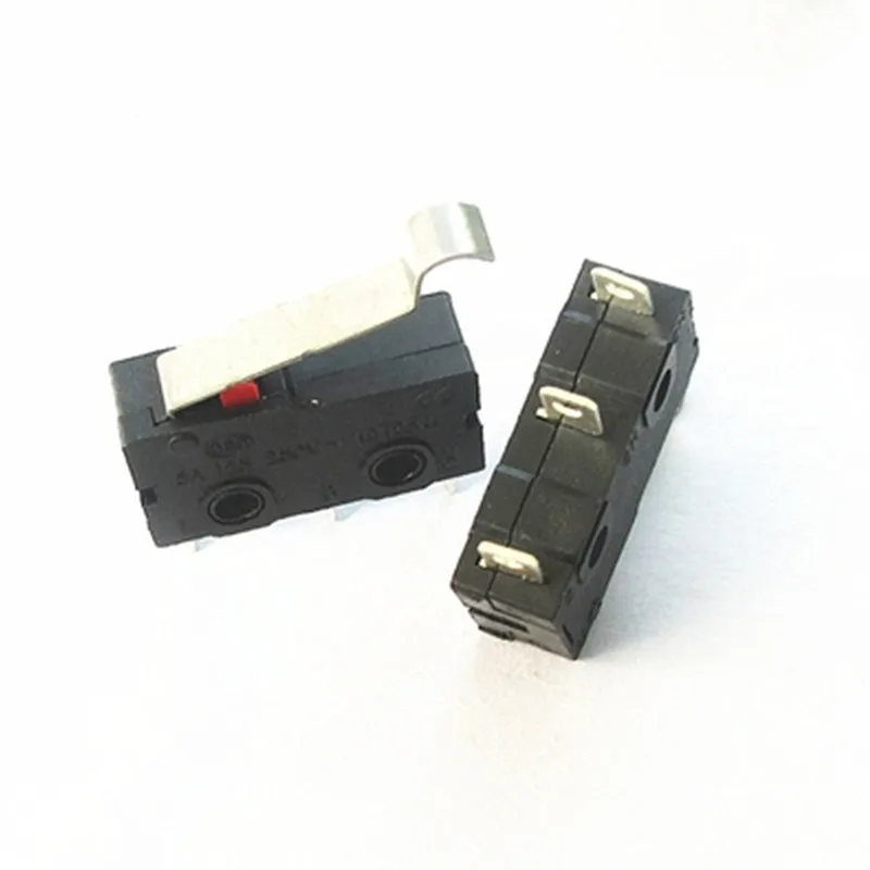 10 шт. мини-микроконцевой выключатель рычаг SPDT мгновенного действия LOT 5A 125 250 В