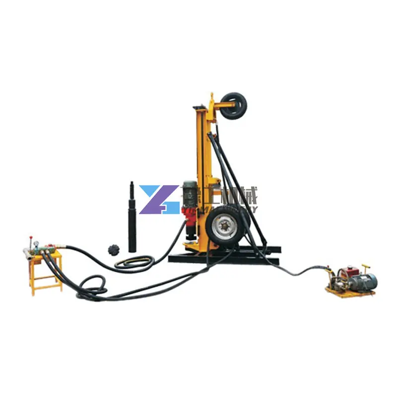 

Diesel Oil Powered Borehole Drilling Equipment Small Soil Drilling Machine 60m Portable Hole Digging Drill