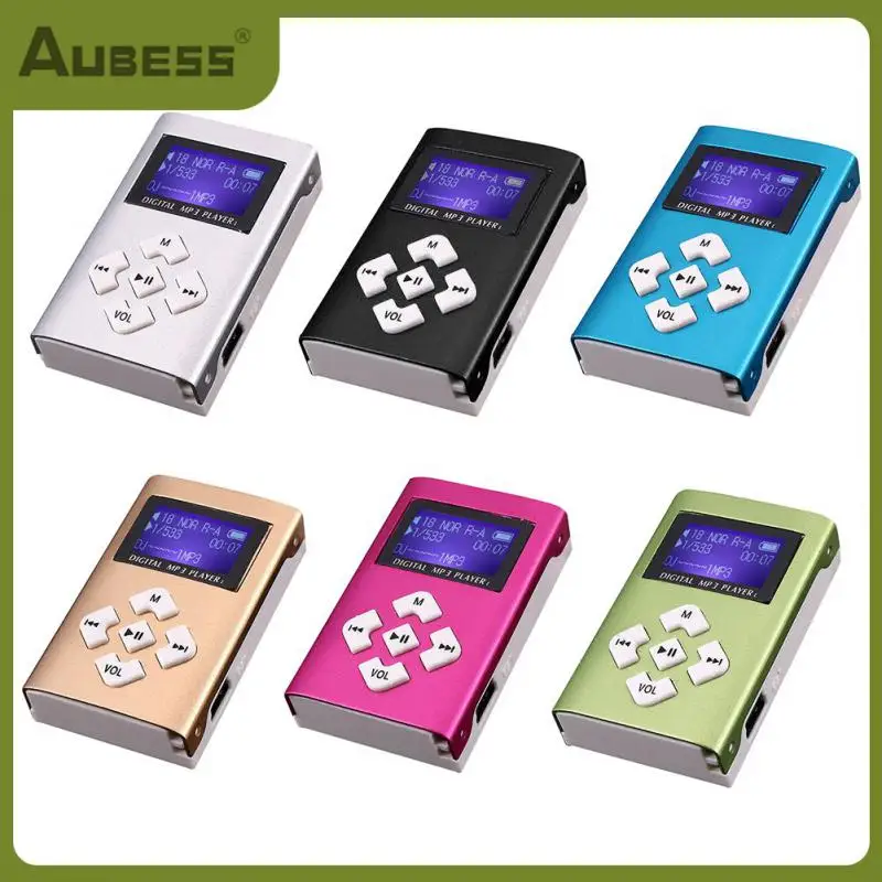 

Mp3 Music Player Sport Mini Walkman Usb With Lcd Screen Lossless Sound Ipod Touch Music Media Portable Metal Fashion Clip Media