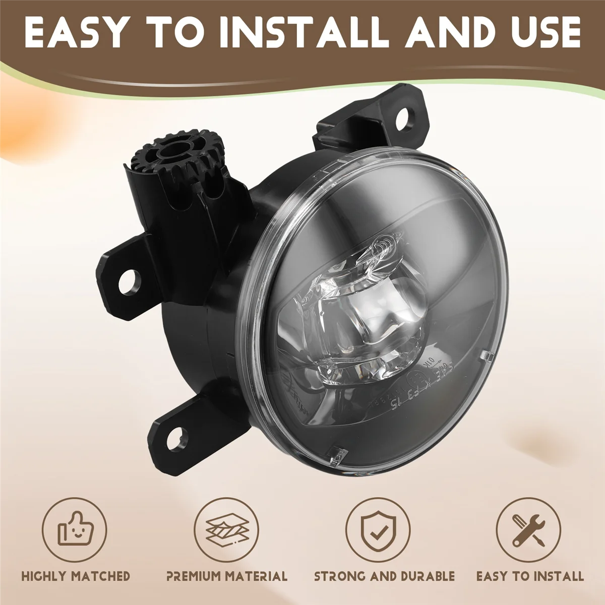 Светодиодный передний левый/правый противотуманный фонарь в сборе для Peugeot 508 3008