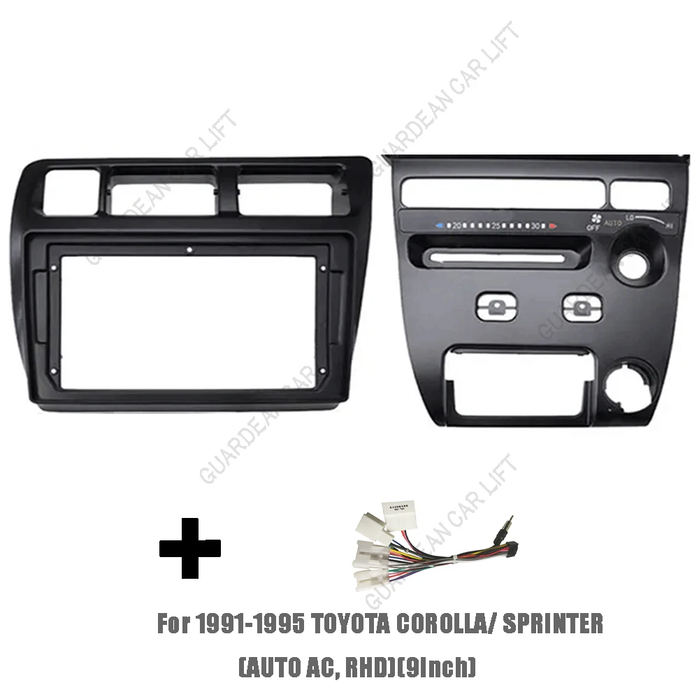 

Для TOYOTA Corolla Sprinter 1991-1997 (9 дюймов) автомобильное радио Fascias Android GPS MP5 стереоплеер 2 Din головное устройство панель приборная панель