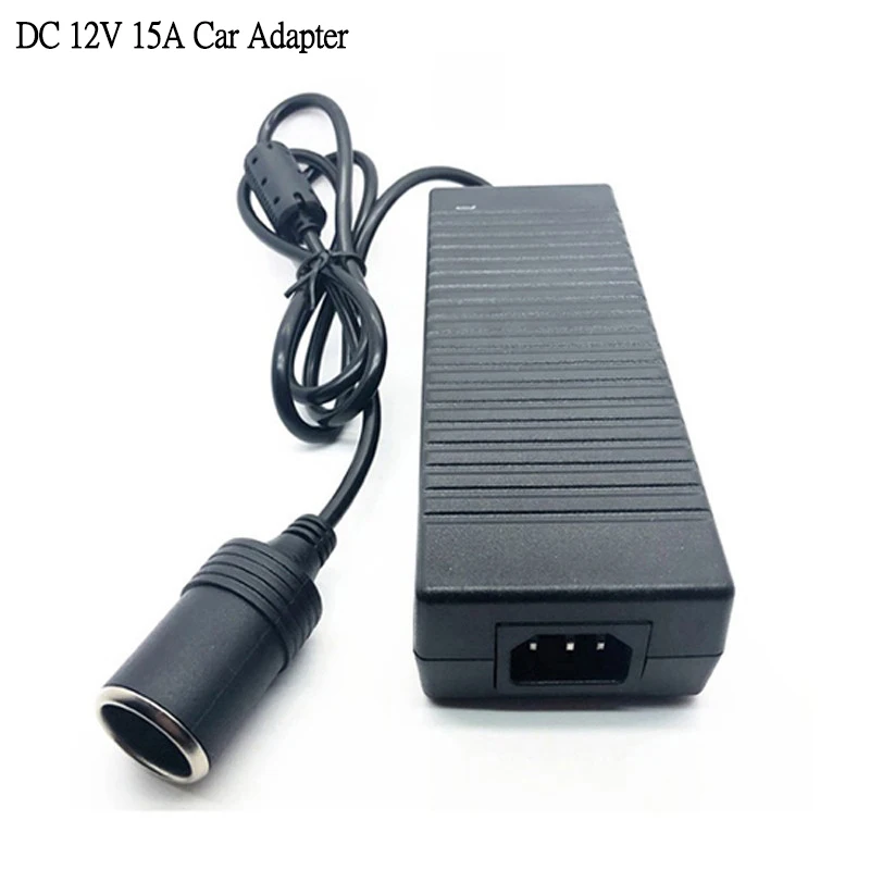 Адаптер питания для автомобильного прикуривателя, преобразователь питания, адаптер переменного тока, постоянный ток 110 В/220 В до 12 В 15 А, адаптер питания, зажигалка