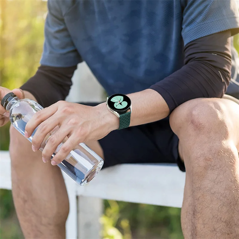 Sport Band for Samsung Galaxy Watch 5-pro-4-Classic/active 2 Silicone 20mm Braided bracelet Huawei/Amazfit GTS-3-2-2e-mini strap