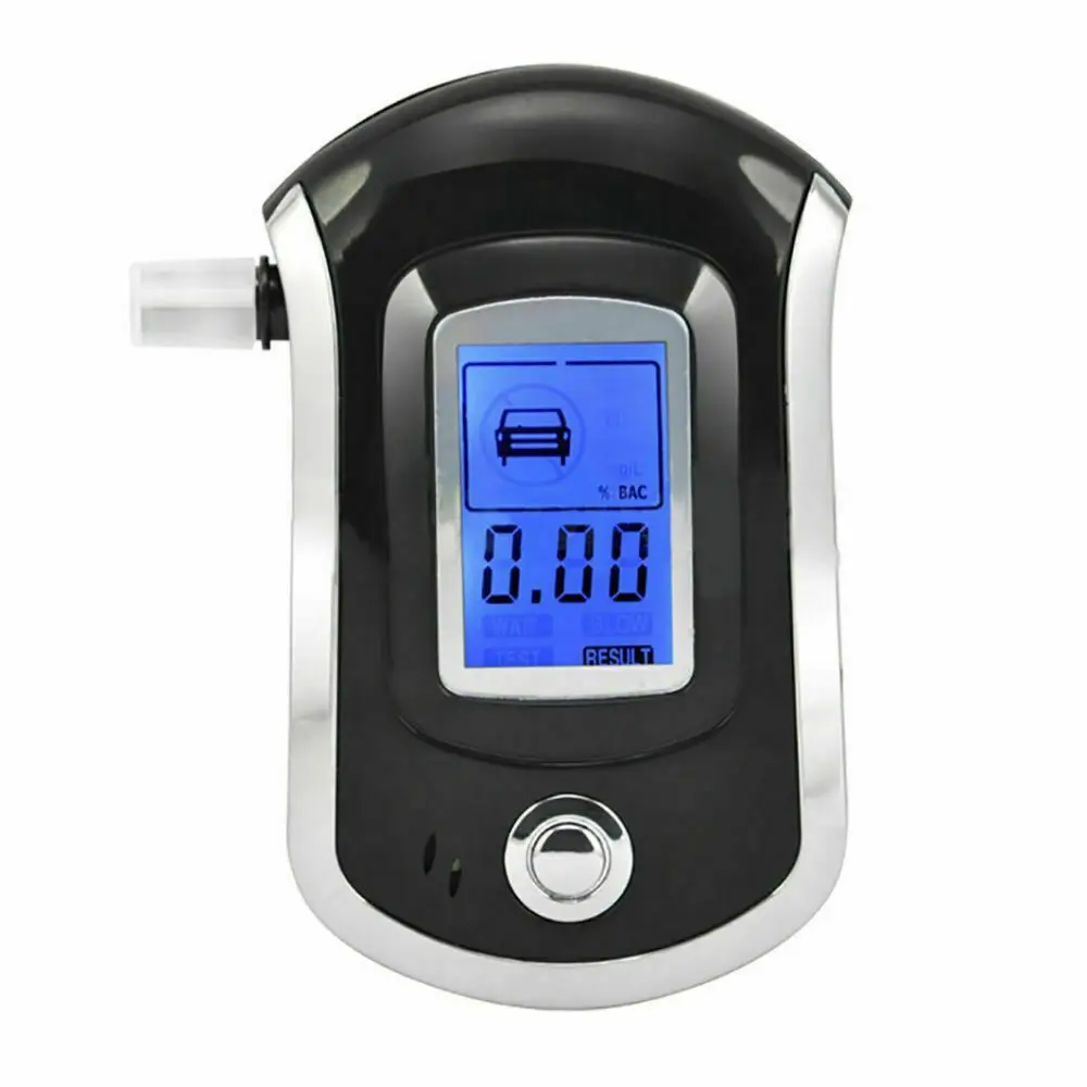

Portable Breath Police Handheld Alcohol Analyzer Digital Tester Breathalyzer Detector