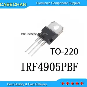 10PCS New and Original IRF4905 4905 TO-220 74A 55V IRF4905PBF