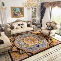 european luxury living room coffee table mat american court retro lounge carpet bedroom bedside mat decor home washable rug