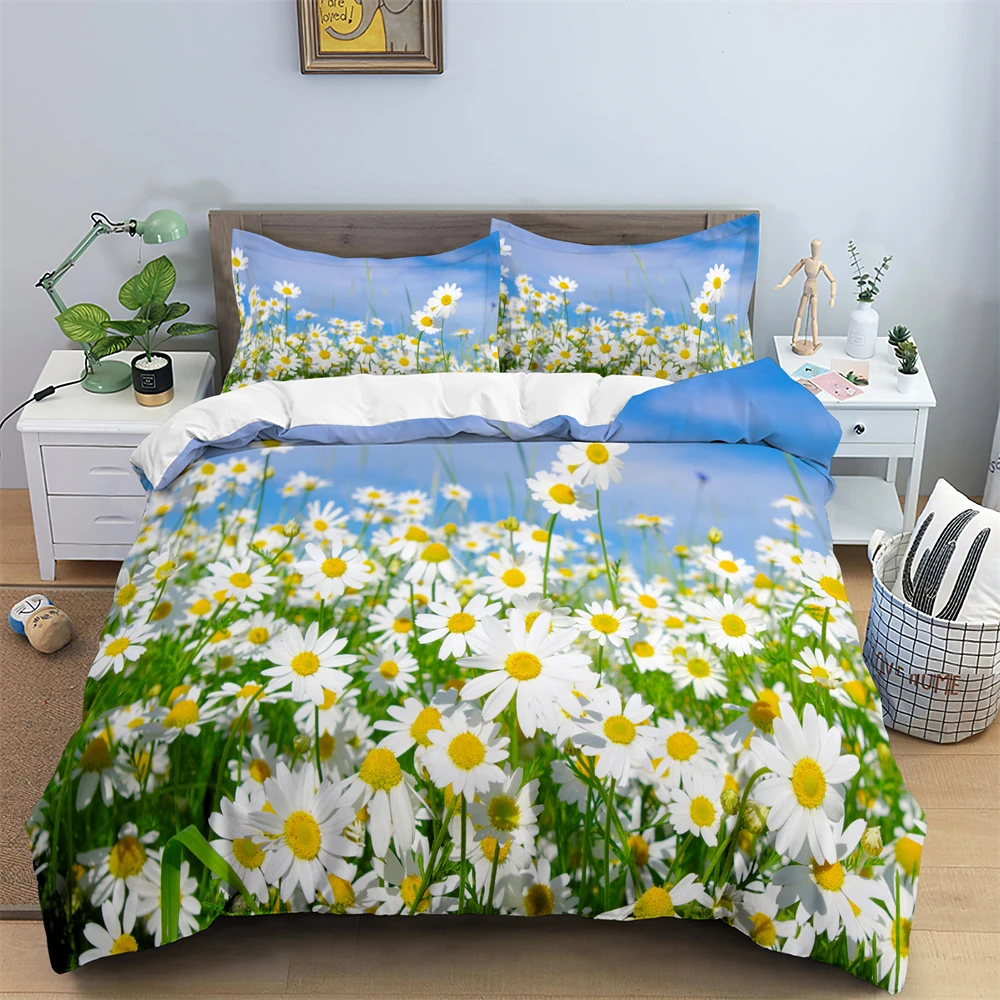 

Комплект постельного белья из 2/3 предметов, Королевский пододеяльник с акварельными цветами, с цветами, из полиэстера, для подростков