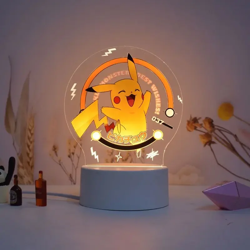 

The New Pikachu Game Anime Peripheral Two-dimensional Luminous Night Light Birthday Gift Is The Best Gift for Girls and Boys