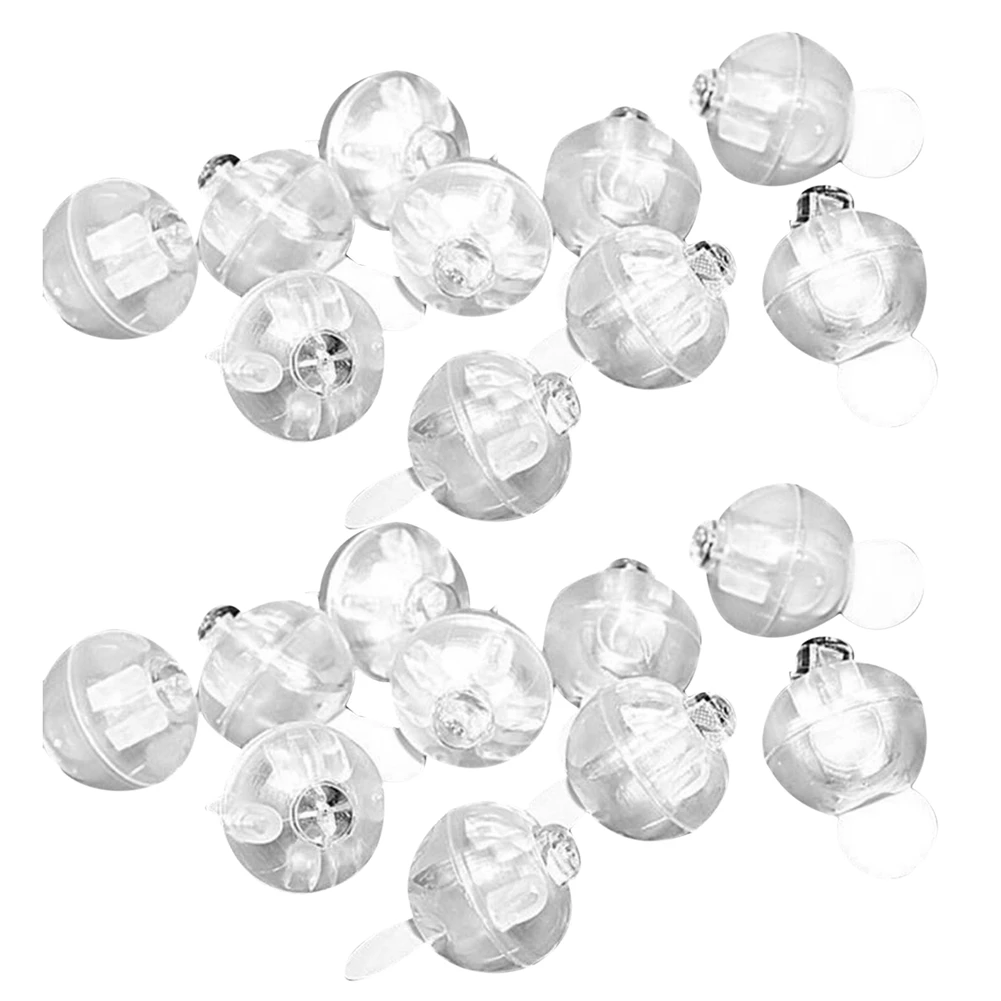 

20Pcs Mini Round Ball LED Balloon RGB Lights Valentine's Day Flash Lamps for Lantern Christmas Halloween Wedding Party