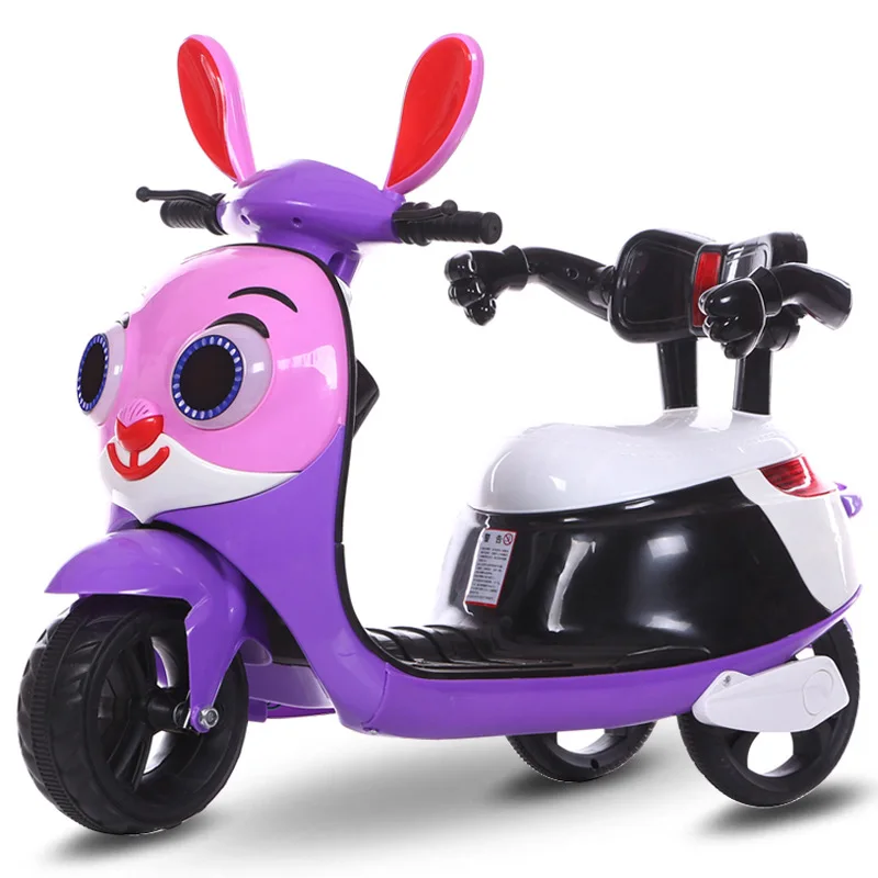 

Children's Electric Motorcycle Tricycle Charging Children's Toy Car Can Sit 1-6 Years Old Remote Control Stroller