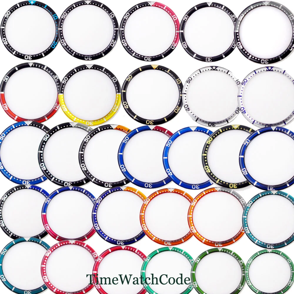 

Плоский Резиновый алюминиевый Безель вставка чехол для часов кольцо 38 мм * 31,5 мм подходит для SKX007 SKX009 SRPD мужские часы Аксессуары Разные цвет...