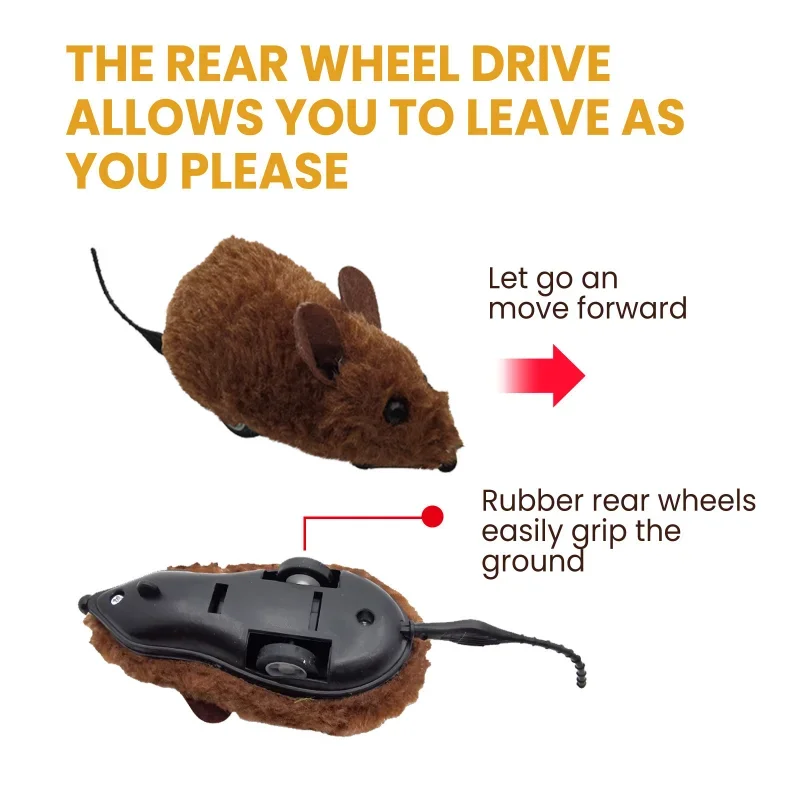 Автоматическая игрушка-мышь для домашних животных