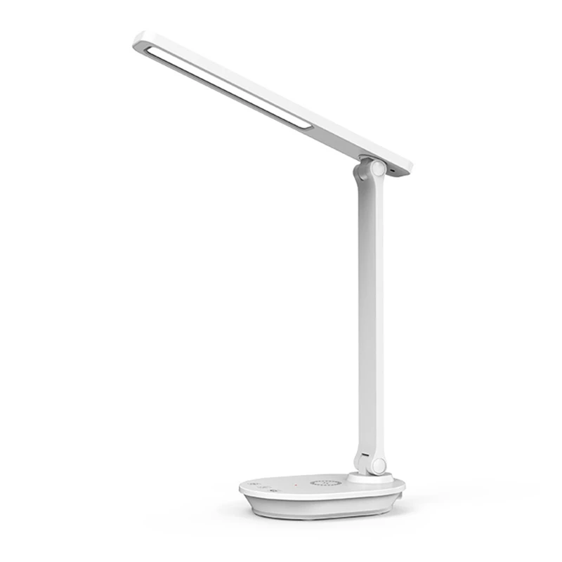 

Desk Lamp, LED Desk Lamp With USB Charging Port, 15W Wireless Charger, Desk Lights For Home Office, Eye-Caring