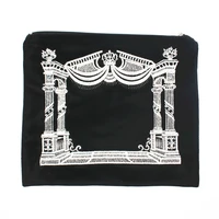 church utensils tefillin bag velvet embroidered religious gift for judaica prayer shawl tallit with pvc protect