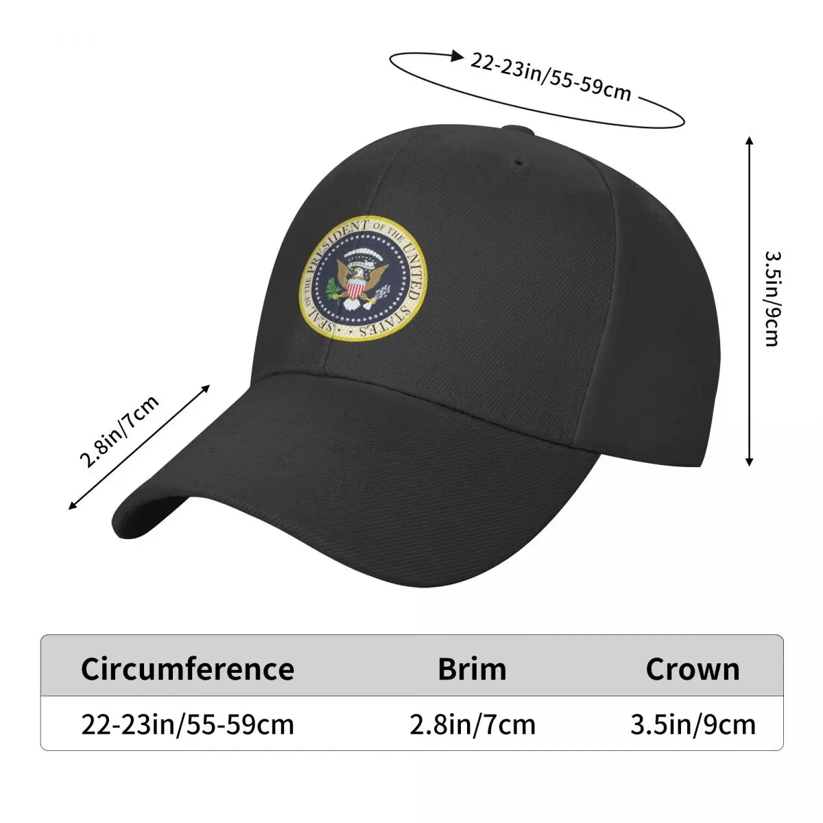 Новая американская стандартная бейсбольная кепка для женщин и мужчин, регулируемая американская шляпа с избирательным голосом Трампа