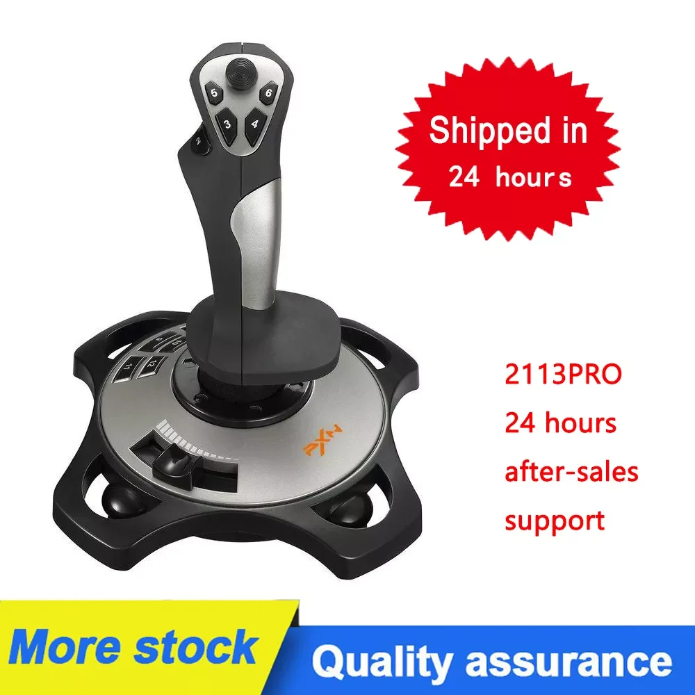 

PXN-2113 Flight Simulator Gamepad Controller Joystick pc flight simulator cockpit stick for PC/Desktop r30 (Boxed)