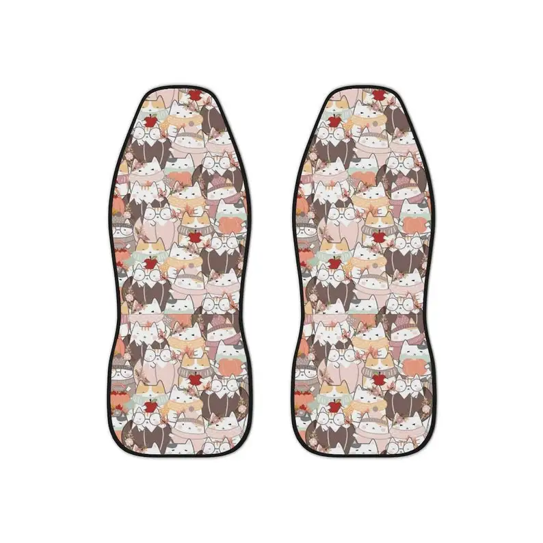 

Kawaii Cats Autumn Car Seat Covers