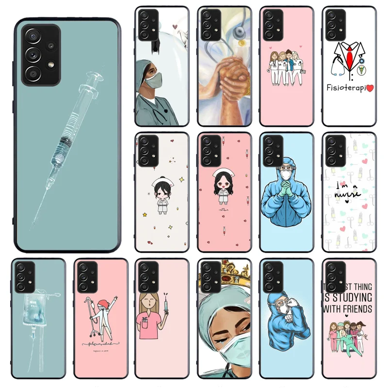 

Medicine Doctor Nurse Phone Case for Samsung Galaxy A13 A22 A12 A32 A71 A11 A21S A33 A52 A72 A51 A50 A70 A31 M31