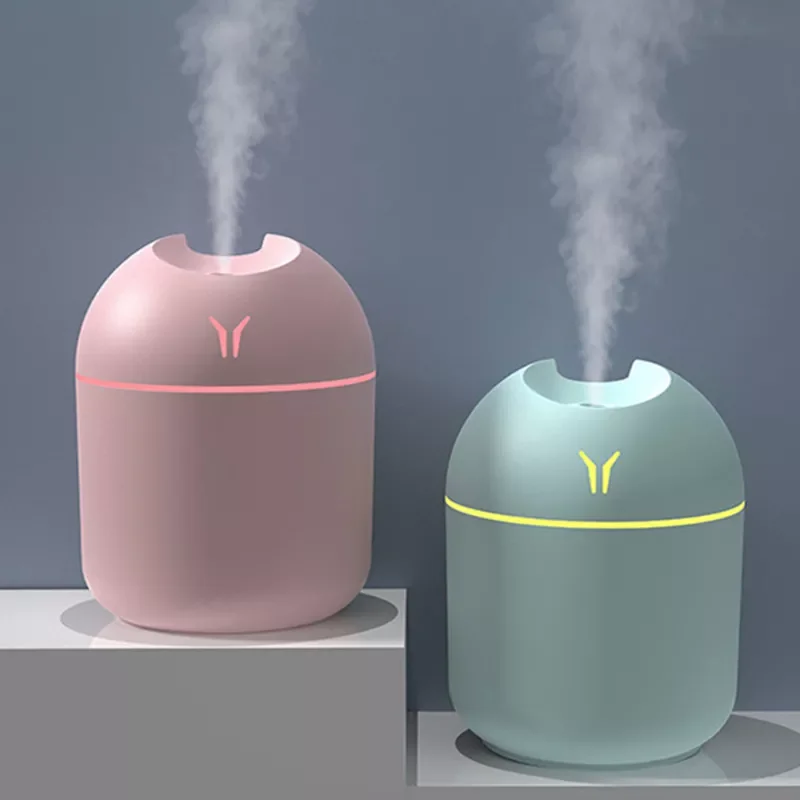 

250ml Mini Air Humidifier Purifier Car USB Aroma Essential Oil Diffuser Led Light Ultrasonic Mist Maker Home Appliance