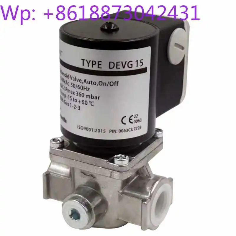 Фото Новый газовый электромагнитный клапан Madewelle, отсечной клапан DEVG15 DEVG20 DEVG25 DEVG40 DEVG50, 1 шт. №1
